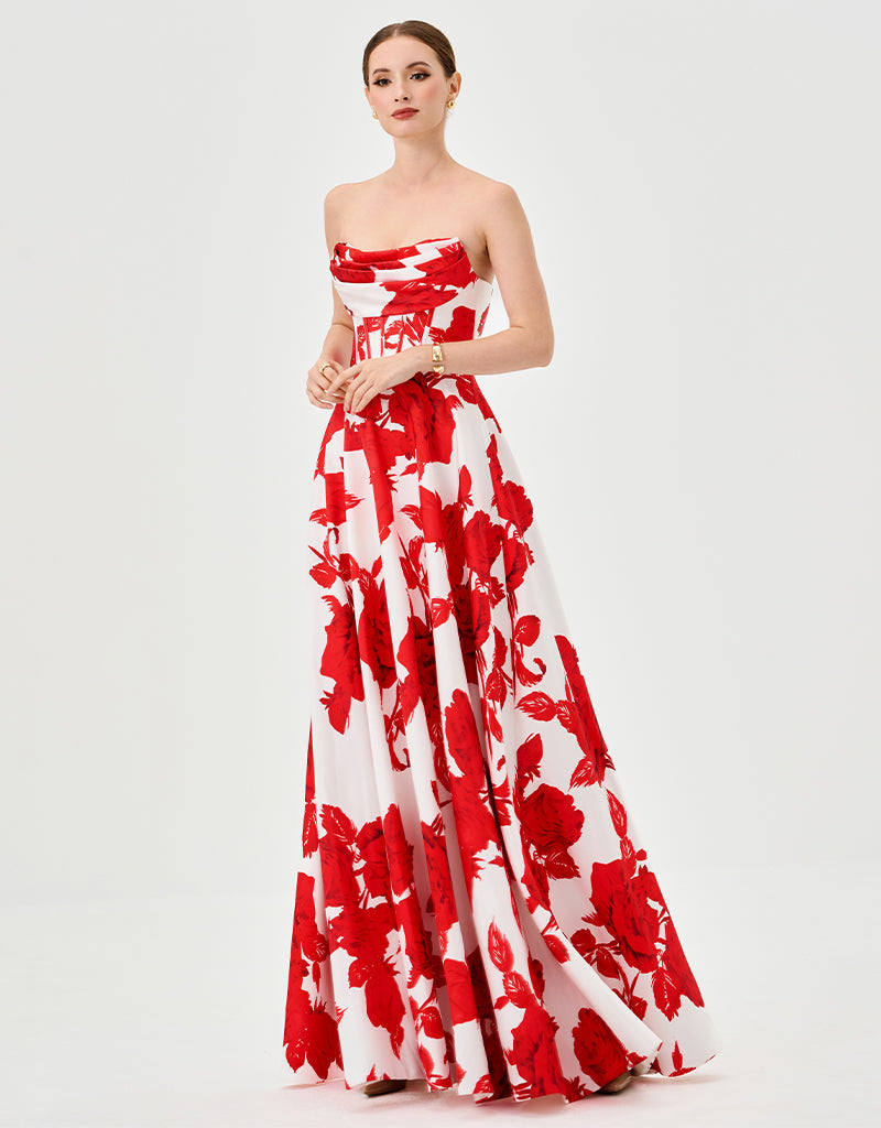 VIRGINIA CORSET STRAPLESS GOWN B82D66L