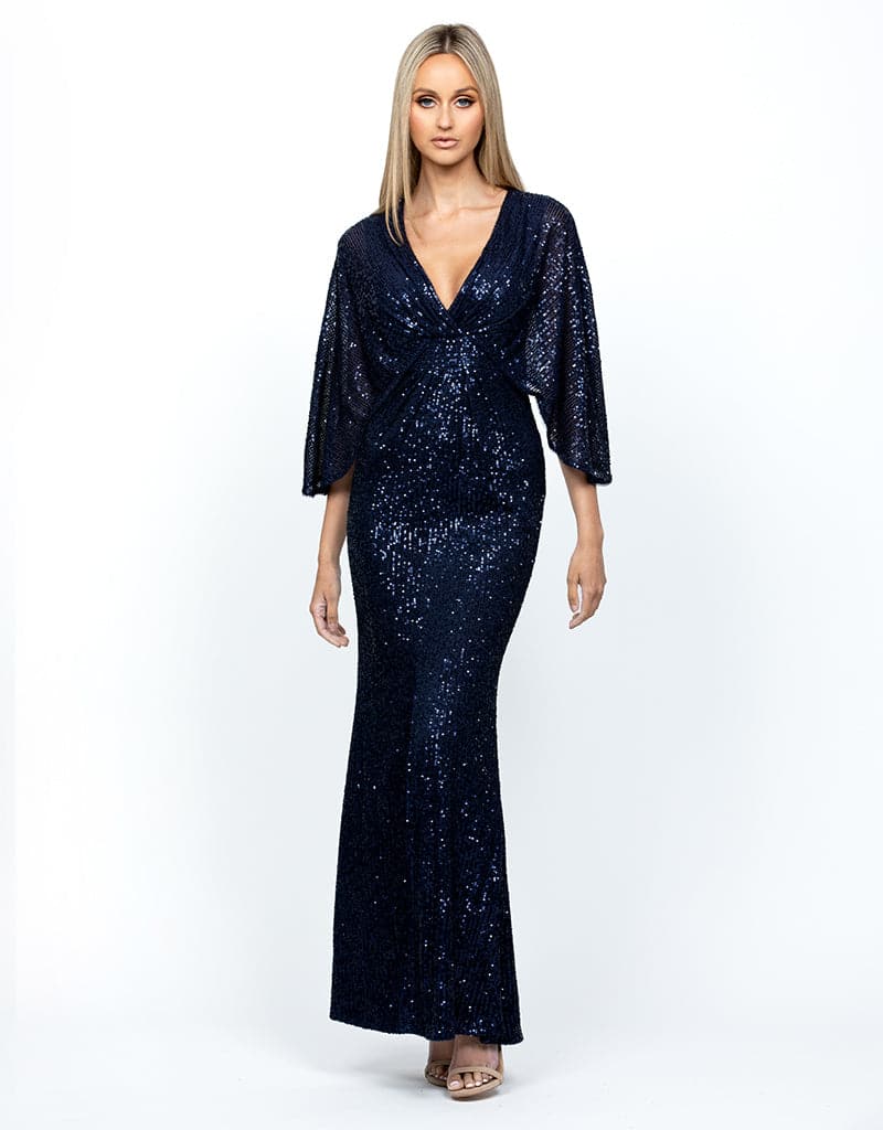 OPRAH CAPE GOWN B77D28L