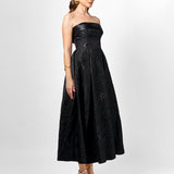 ALANNA JACQUARD A LINE MIDI B75D04S