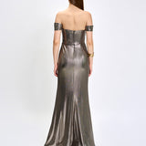 BRIDIE CORSET DRAPE GOWN B75D21L