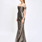 BRIDIE CORSET DRAPE GOWN B75D21L