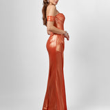 BRIDIE CORSET DRAPE GOWN B75D21L
