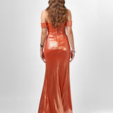 BRIDIE CORSET DRAPE GOWN B75D21L