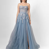 EMMY STRAPLESS BALL GOWN B75D80L