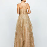BRYLEE GLITTER BALL GOWN B75D87L