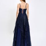 BRYLEE GLITTER BALL GOWN B75D87L