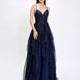 BRYLEE GLITTER BALL GOWN B75D87L