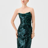 EDITH SCOOP STRAPLESS MIDAXI B76D14L