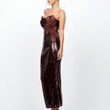 EDITH SCOOP STRAPLESS MIDAXI B76D14L