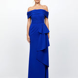 BLAKELY OFF SHOULDER GOWN B76D18L