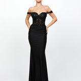 MARYAM OFF SHOULDER GOWN B78D45L