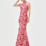 SALOME HIGH NECK GOWN B81D03L