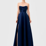 AMEIRA STRAPLESS COWL GOWN B81D20L