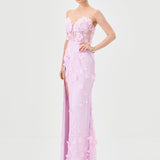 TERI 3D FLORAL GOWN B81D35L