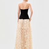 AVENNA STRAPLESS PETAL GOWN B81D44L
