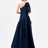 YULITZA ASYMMETRIC GOWN B83D0235TAF - Navy