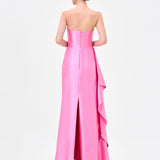 RASA STRAPLESS SASH GOWN B83D0236TAF