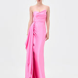 RASA STRAPLESS SASH GOWN B83D0236TAF