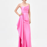 RASA STRAPLESS SASH GOWN B83D0236TAF