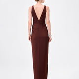 DIRA SQUARE NECK GOWN B84D0307