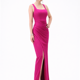 DIRA SQUARE NECK GOWN B84D0307