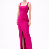 DIRA SQUARE NECK GOWN B84D0307