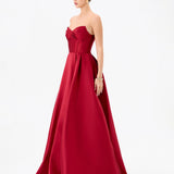 DEEBA STRAPLESS BALL GOWN B84D0424