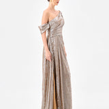 GINNIE DRAPED SASH GOWN B85D0511