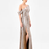 GINNIE DRAPED SASH GOWN B85D0511