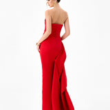 KERRY PLEATED SASH GOWN B86D0756