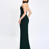 ALLIE HIGH NECK COWL MAXI BL75D01L