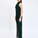 ALLIE HIGH NECK COWL MAXI BL75D01L