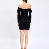 JUSTINE OFF SHOULDER MINI BL75D20S