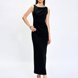 LIVIA HIGH NECK MIDAXI BL75D21L