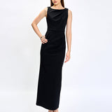 LIVIA HIGH NECK MIDAXI BL75D21L