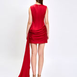 NERIAH HIGH NECK DRAPE MINI BL75D32S
