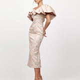 SCARLET ONE SHOULDER MIDI BL75D53S