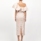 SCARLET ONE SHOULDER MIDI BL75D53S