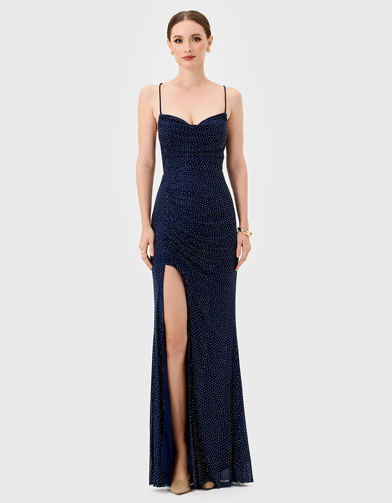 FENELLA STRAPPY BACK MAXI BL76D40L
