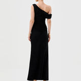 THALIAH DRAPE OFF SHOULDER MAXI BL81D35L