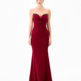JANNA SWEETHEART FISHTAIL MAXI BL83D0120