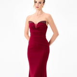 JANNA SWEETHEART FISHTAIL MAXI BL83D0120
