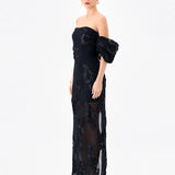 SIRENNE PUFF SLEEVE MIDAXI BL85D0407