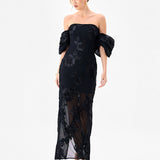 SIRENNE PUFF SLEEVE MIDAXI BL85D0407