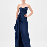RASA STRAPLESS SASH GOWN B83D0236TAF
