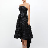 DANAY STRAPLESS HI LO DRESS BL77D12HL