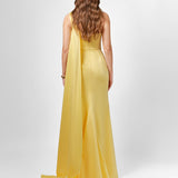 DAVINA ONE SHOULDER GOWN B78D24L